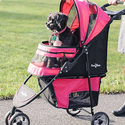Gen7Pets G7ジョガーペットストローラー ラズベリー
